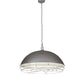Meyda Lighting Gravity 30" 6-Light Galvanized Silver Golpe Pendant Light