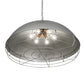 Meyda Lighting Gravity 30" 6-Light Galvanized Silver Golpe Pendant Light