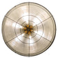 Meyda Lighting Gravity 30" 6-Light Galvanized Silver Golpe Pendant Light