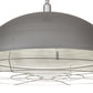 Meyda Lighting Gravity 30" 6-Light Galvanized Silver Golpe Pendant Light