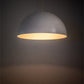 Meyda Lighting Gravity 32" Nickel Pendant Light With White Shade