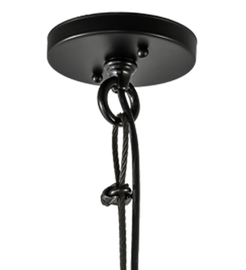 Meyda Lighting Gravity 36" Solar Black & Vintage Copper Pendant Light