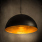 Meyda Lighting Gravity 36" Solar Black & Vintage Copper Pendant Light