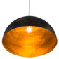 Meyda Lighting Gravity 36" Solar Black & Vintage Copper Pendant Light