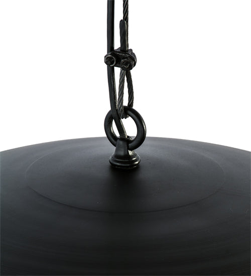 Meyda Lighting Gravity 36" Solar Black & Vintage Copper Pendant Light