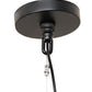 Meyda Lighting Gravity 60" Flat Black & Copper Pendant Light