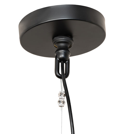 Meyda Lighting Gravity 60" Flat Black & Copper Pendant Light