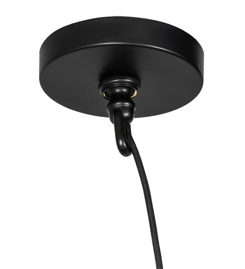 Meyda Lighting Gravity 60" Matte Black Exterior & Gold Interior Pendant Light