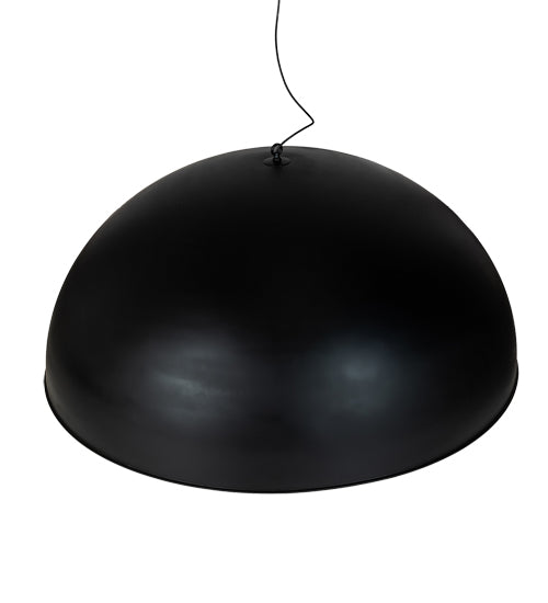 Meyda Lighting Gravity 60" Matte Black Exterior & Gold Interior Pendant Light