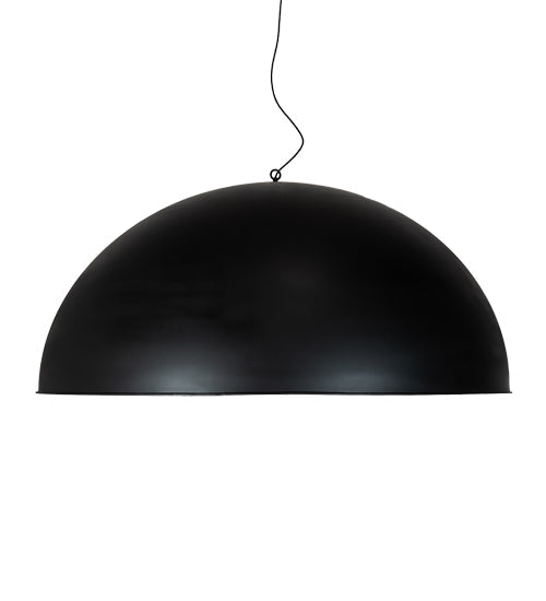 Meyda Lighting Gravity 60" Matte Black Exterior & Gold Interior Pendant Light