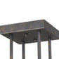 Meyda Lighting Grayling 28" 2-Light French Bronze Semi-flush Mount Light With Whitestone Idalight Shade