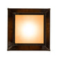 Meyda Lighting Great Pines 23" Craftsman Brown Pendant Light With Ambra Siena Idalight Shade Glass
