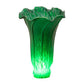 Meyda Lighting Green Pond Lily 4" Green Shade Glass