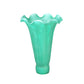 Meyda Lighting Green Pond Lily 4"W x 5"H Green Shade Glass