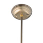 Meyda Lighting Greenbriar Oak 12" Antique Copper Inverted Pendant Light With Multi-Colored Shade Glass