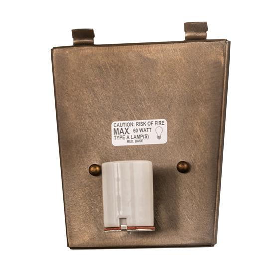Meyda Lighting Greenbriar Oak 12" Antique Copper Wall Sconce