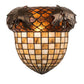 Meyda Lighting Greenbriar Oak 12" Antique Copper Wall Sconce