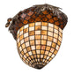 Meyda Lighting Greenbriar Oak 12" Antique Copper Wall Sconce