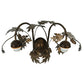 Meyda Lighting Greenbriar Oak 18" 2-Light Antique Copper Wall Sconce Hardware