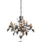 Meyda Lighting Greenbriar Oak 28" 11-Light 9-Arm Tyler Bronze Chandelier Hardware