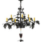Meyda Lighting Greenbriar Oak 34" 11-Light Timeless Bronze Chandelier Base