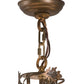Meyda Lighting Greenbriar Oak 34" 9-Light 9-Arm Dark Burnished Antique Copper Chandelier