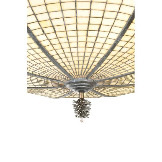 Meyda Lighting Greenbriar Oak 42" 6-Light Inverted Pendant Light