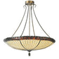 Meyda Lighting Greenbriar Oak 42" 6-Light Inverted Pendant Light