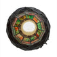 Meyda Lighting Greenbriar Oak 7" Antique Copper Mini Pendant Light With Stained Shade Glass