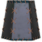Meyda Lighting Greenwood 8" Hexagon Hunter Green Faux Shade