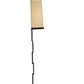 Meyda Lighting Gridluck 244338 7" Cafe Noir Wall Sconce With Antique Cream Textrene Shade