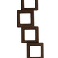 Meyda Lighting Gridluck 7" Cafe Noir Wall Sconce With Antique Cream Textrene Shade