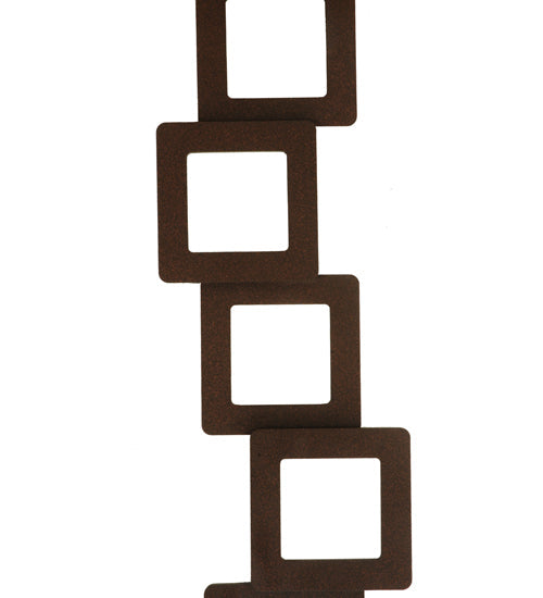 Meyda Lighting Gridluck 7" Cafe Noir Wall Sconce With Antique Cream Textrene Shade