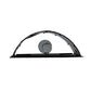 Meyda Lighting Grizzly Bear 12" Black Left Wall Sconce With Silver Mica Shade Glass