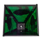 Meyda Lighting Grizzly Bear 17" Textured Black Frame With Green Shade Glass