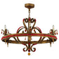 Meyda Lighting Grosetto 39" 6-Light Cortez Gold Chandelier