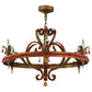 Meyda Lighting Grosetto 39" 6-Light Cortez Gold Chandelier