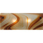 Meyda Lighting Half Cylinder 18" 2-Light Craftsman Brown Wall Sconce With Cognac Swirl Shade Glass
