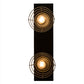Meyda Lighting Halifax 24" 2-Light Solar Black Island Pendant Light