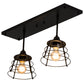 Meyda Lighting Halifax 24" 2-Light Solar Black Island Pendant Light