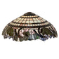 Meyda Lighting Handel Grapevine 15" Multi-Colored Stained Shade Glass