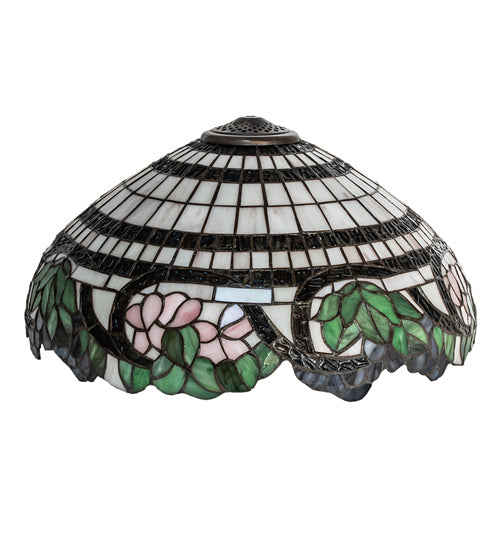 Meyda Lighting Handel Grapevine 18" Multi-Colored Shade Glass