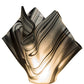 Meyda Lighting Handkerchief 10" Noir Swirl White & Black Shade Glass