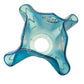 Meyda Lighting Handkerchief 9" Electra Blue Green Shade Glass