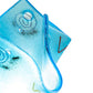 Meyda Lighting Handkerchief 9" Electra Blue Green Shade Glass