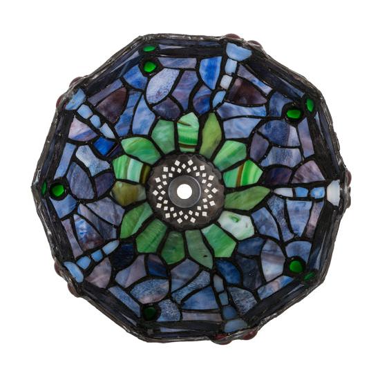 Meyda Lighting Hanginghead Dragonfly 8" Multi-Color Shade Glass