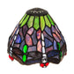 Meyda Lighting Hanginghead Dragonfly 8" Multi-Color Shade Glass