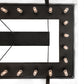 Meyda Lighting Hatley 84" 32-Light Black Textured Island Pendant Light With Clear Crystal Idalight Shade