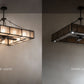 Meyda Lighting Hausman 85" 16-Light Oil Rubbed Bronze Chandelier With Silver Mica Shade Glass and Fan
