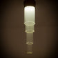 Meyda Lighting Havasu 12" LED Buttered Brass Pendant Light With Clear Crystal Idalight Tubes Shade Glass